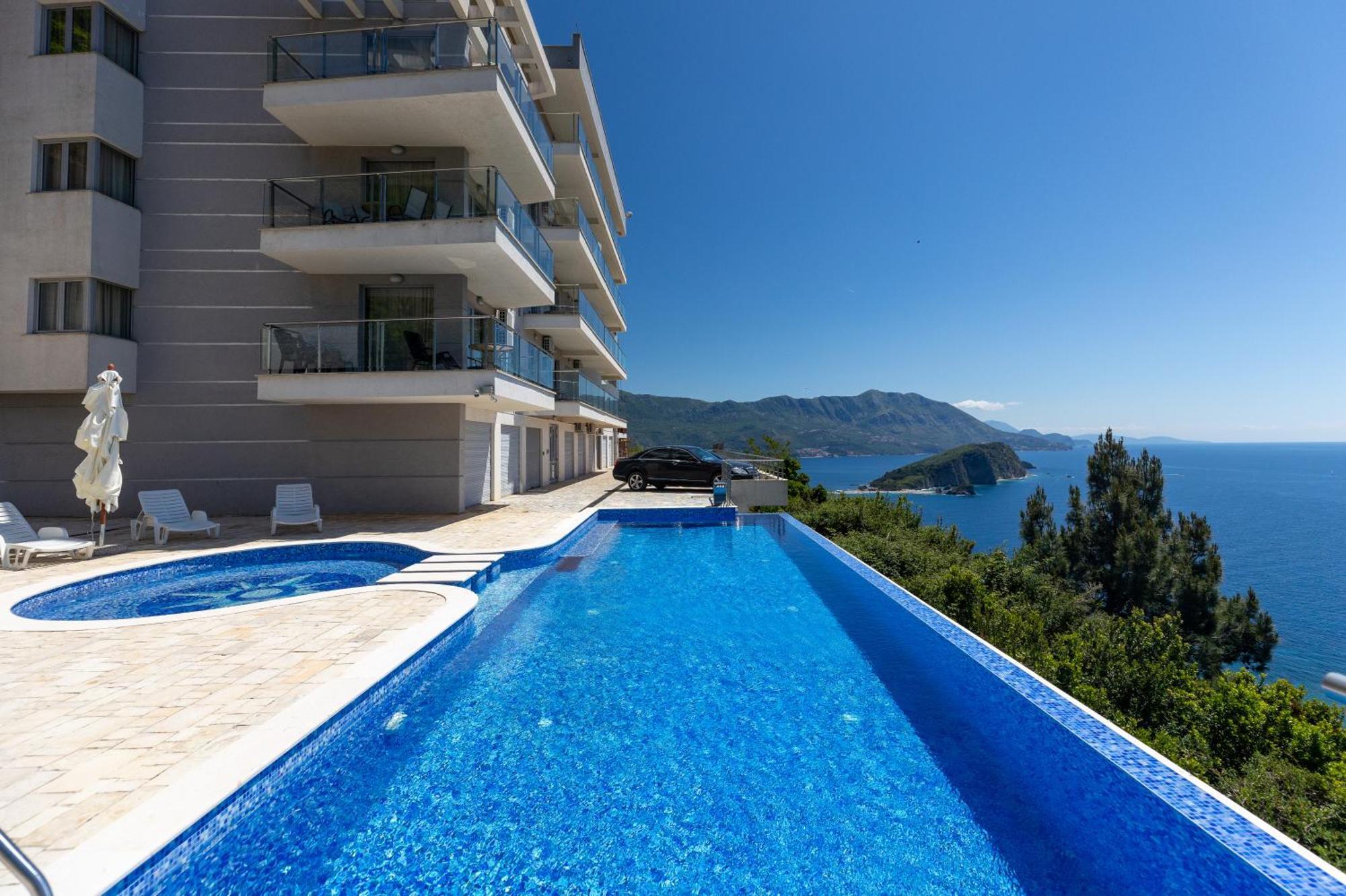 Altezza Premium Tophill Best View And Pool Будва Екстер'єр фото